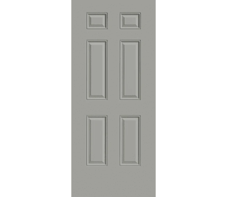 Abilene 6 Panel Steel Entry Door