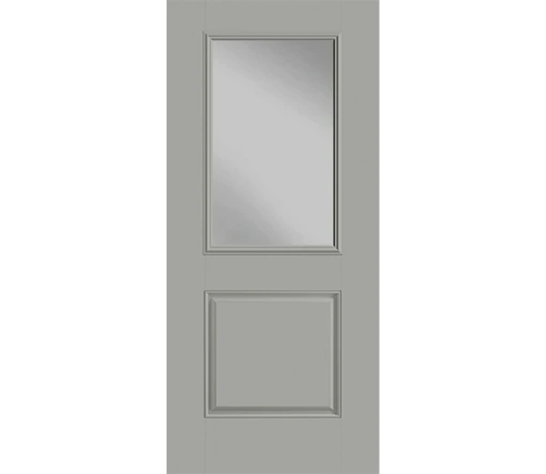 Abilene Half Light 1 Panel Fiberglass Entry Door