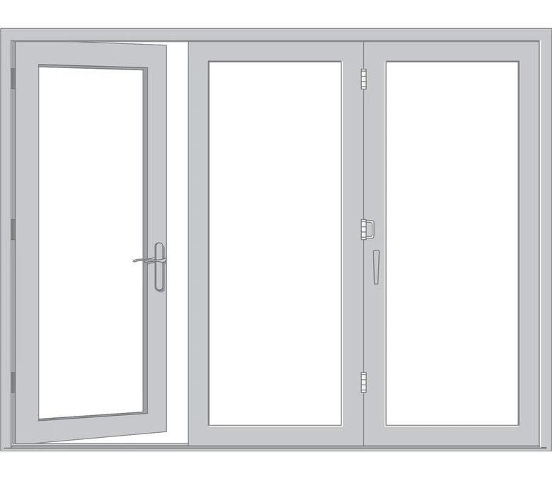 Abilene Pella Architect Reserve Series Contemporary Bifold Patio Door